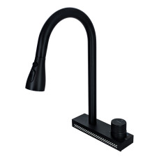 WX4057B смеситель для кухни WIZENT, черный  WX4057B смеситель для кухни WIZENT, черный